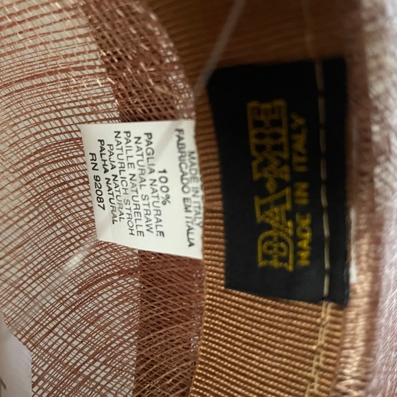 DA.ME 100% Straw Hat, Made in Italy, New With tags, - Picture 8 of 9